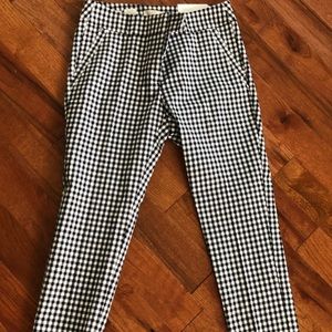 NWT Skinny Ankle Black & White pants